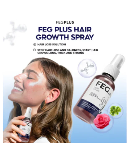 FEG PLUS Beard & Hair Growth  Spray ( Buy 1 Get 1 Free )