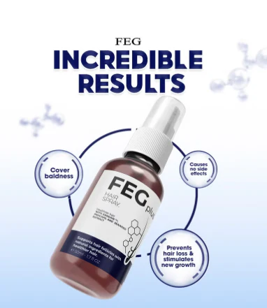 FEG PLUS Beard & Hair Growth  Spray ( Buy 1 Get 1 Free )