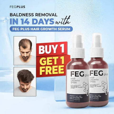 FEG PLUS Beard & Hair Growth  Spray ( Buy 1 Get 1 Free )
